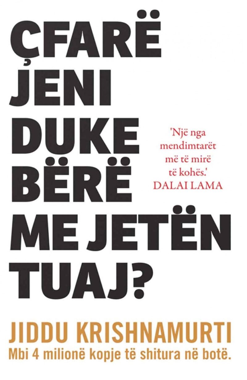 Çfarë jeni duke bërë me jetën tuaj?